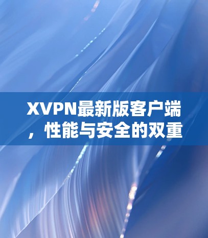XVPN最新版客户端，性能与安全的双重提升