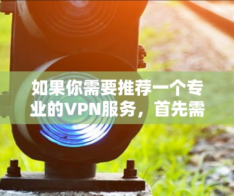 如果你需要推荐一个专业的VPN服务，首先需要明确你的具体需求（如隐私保护、安全性、速度、成本等）以下是一些在不同场景下受欢迎的VPN服务
