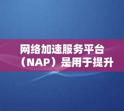 网络加速服务平台（NAP）是用于提升网络性能的关键工具，帮助用户优化内容传输和访问体验。以下是对该平台的详细分析和总结