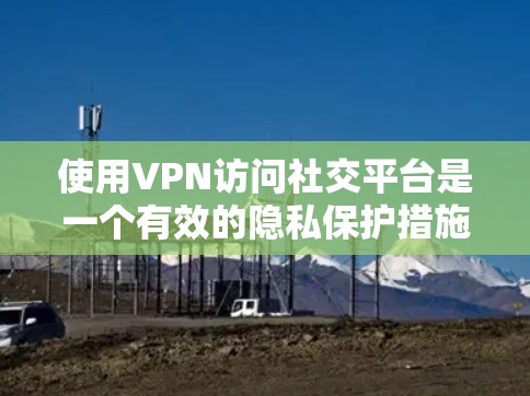 使用VPN访问社交平台是一个有效的隐私保护措施，但需要注意以下几点