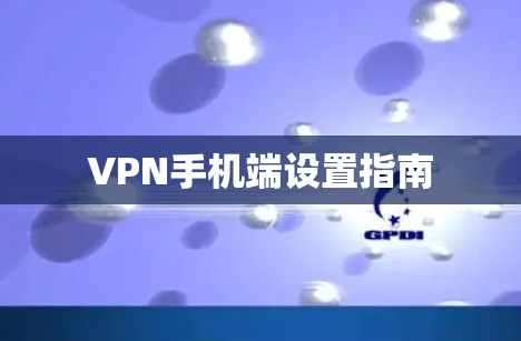 VPN手机端设置指南