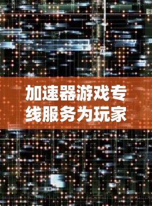 加速器游戏专线服务为玩家提供了快速提升游戏表现的工具，涵盖等级、装备和排名提升。以下是对加速器游戏专线服务的详细分析和建议