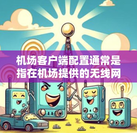 机场客户端配置通常是指在机场提供的无线网络服务中,通过机场客户端软件进行账号登录、网络连接等配置。以下是一个典型的机场客户端配置步骤指南 机场客户端配置通常是指在机场提供的无线网络服务中,通过机场客户端软件进行账号登录、网络连接等配置。以下是一个典型的机场客户端配置步骤指南