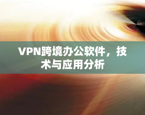 VPN跨境办公软件,技术与应用分析 VPN跨境办公软件,技术与应用分析