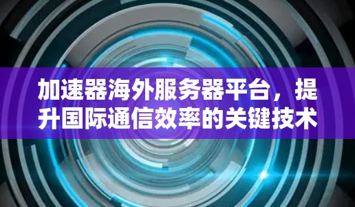 加速器海外服务器平台，提升国际通信效率的关键技术