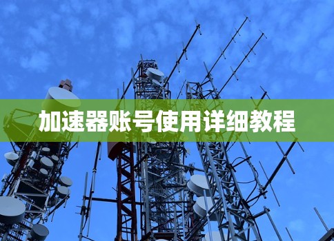 加速器账号使用详细教程