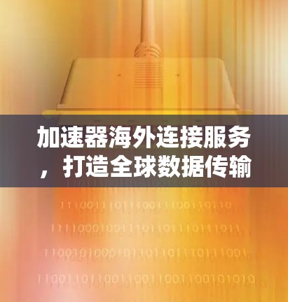 加速器海外连接服务，打造全球数据传输的高速公路