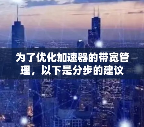 为了优化加速器的带宽管理,以下是分步的建议 为了优化加速器的带宽管理,以下是分步的建议