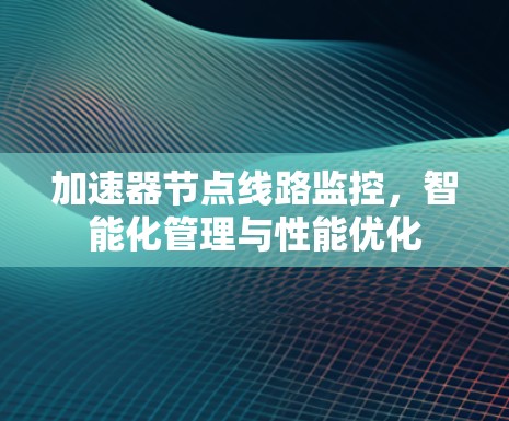 加速器节点线路监控,智能化管理与性能优化 加速器节点线路监控,智能化管理与性能优化
