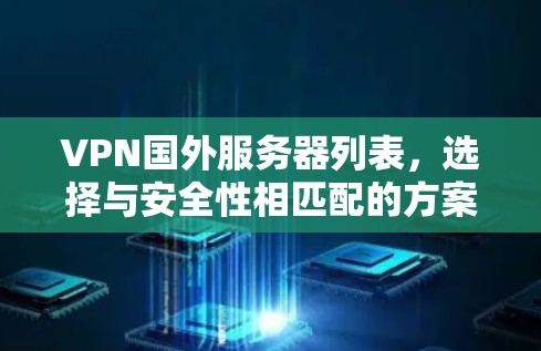 VPN国外服务器列表，选择与安全性相匹配的方案