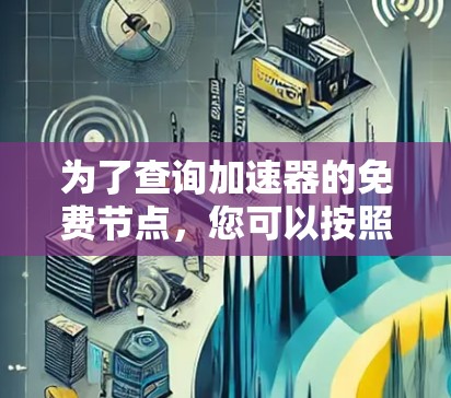 为了查询加速器的免费节点，您可以按照以下步骤进行