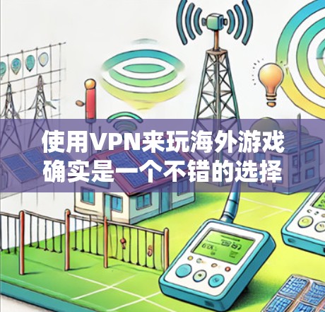 使用VPN来玩海外游戏确实是一个不错的选择，特别是当某些游戏在你的所在地区被限制或者无法访问时。以下是一些关于使用VPN来玩海外游戏的详细信息