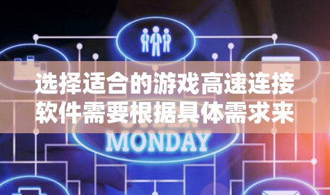 选择适合的游戏高速连接软件需要根据具体需求来决定。以下是根据您的思考过程整理出的解决方案