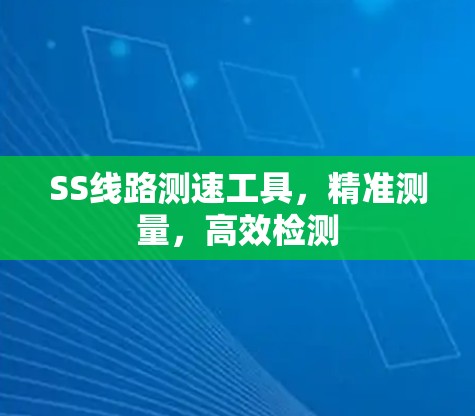 SS线路测速工具,精准测量,高效检测 SS线路测速工具,精准测量,高效检测