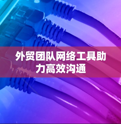 外贸团队网络工具助力高效沟通