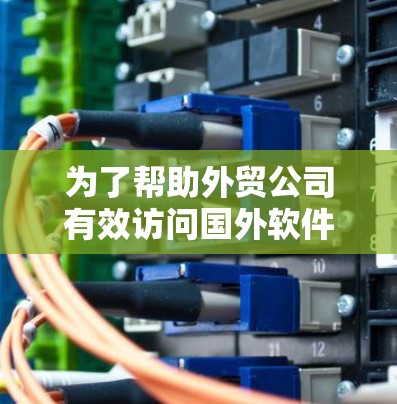 为了帮助外贸公司有效访问国外软件，以下是一些关键点和建议