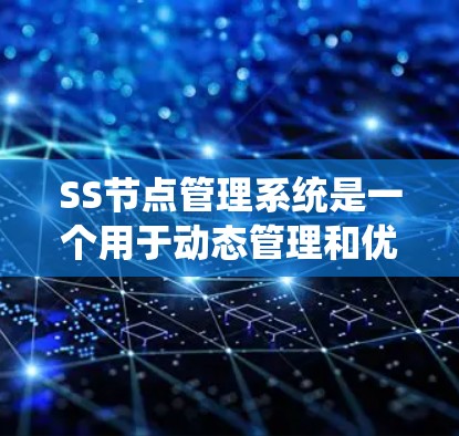 SS节点管理系统是一个用于动态管理和优化服务器节点资源的高级工具，主要用于负载均衡和资源调度。以下是对该系统的详细分析